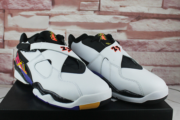 Classic Air Jordan 8 Low Retro Three Champions Shoes - Click Image to Close